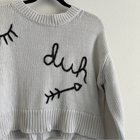 WILDFOX Women's Yr Dreams Duh Jumper in White XS - Picture 10 of 10